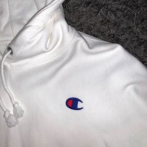 White Champion Hoodie